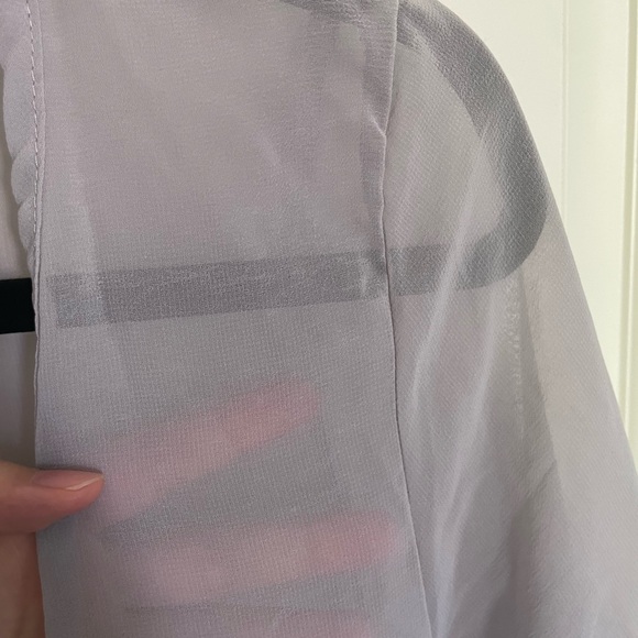 light gray beach coverup - Picture 3 of 4